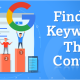 Finding Keywords that Convert for Buyers Intent