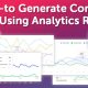 Generate Content Using Analytics