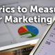 Metrics to Measure Your Marketing