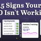 Signs your SEO isn't working