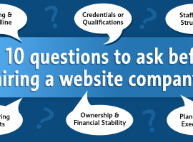 Questions to ask before hiring a website company