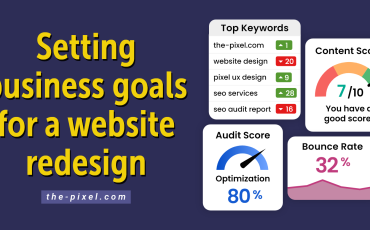 Setting business goals for website