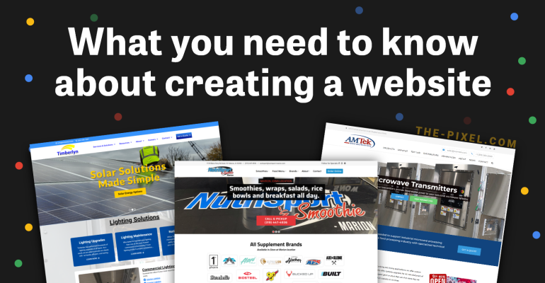 What you need to know about creating a website