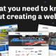 What you need to know about creating a website